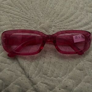 Hot Pink Sunglasses